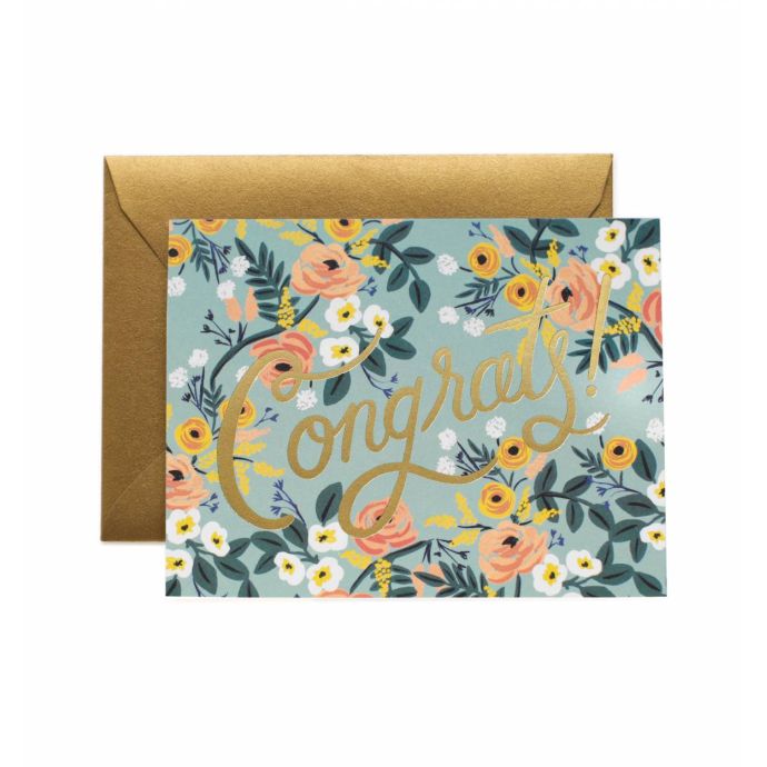 Rifle Paper Co. / Přání s obálkou Congrats!