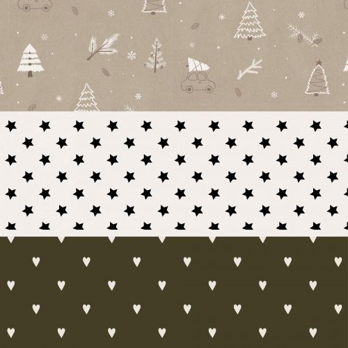IB LAURSEN / Baliaci papier Christmas Designs Green 5m