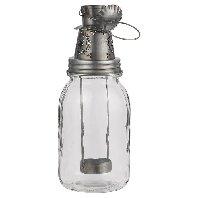 Ib Laursen / Svícen Star Pattern Silver 25cm