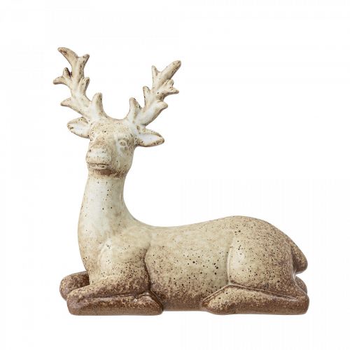 Bloomingville / Kameninová adventní dekorace Deer Grey