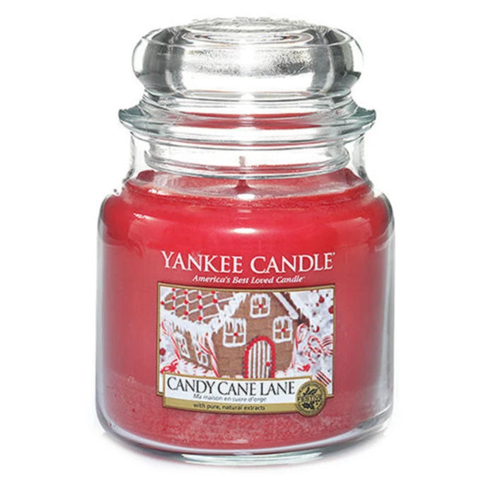 Yankee Candle / Sviečka Yankee Candle 411gr - Candy Cane Lane