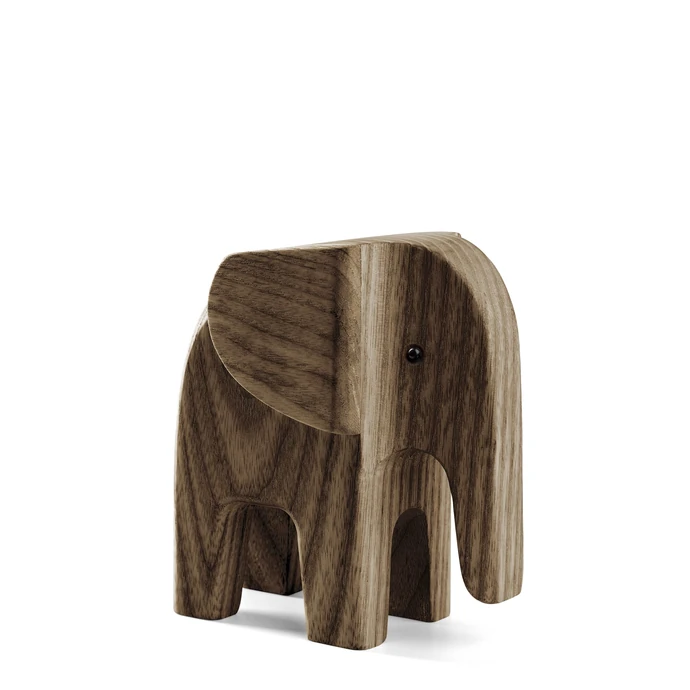 novoform / Dřevěný slon Baby Elephant Smoke Stained Ash