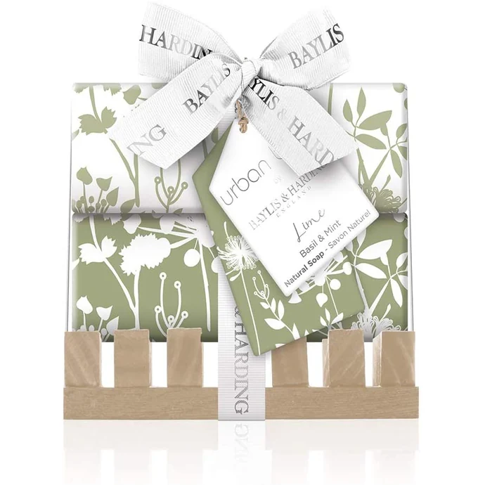 Baylis & Harding / Sada tuhých mydiel Lime, Basil & Mint - 2x200g