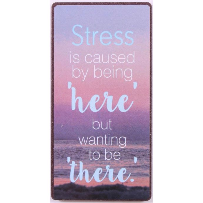 La finesse / Magnet Stress is caused by being 