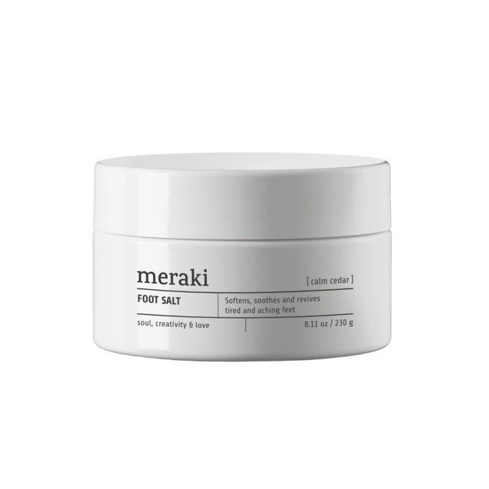 meraki / Sůl do koupele pro chodidla Calm Cedar Cosmos Natural