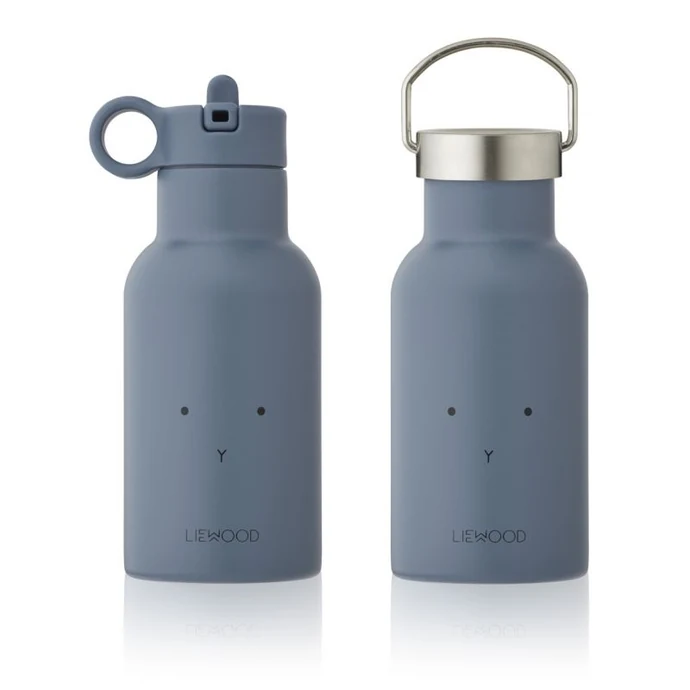 LIEWOOD / Dětská termo lahev Anker Rabbit Blue Wave 350 ml