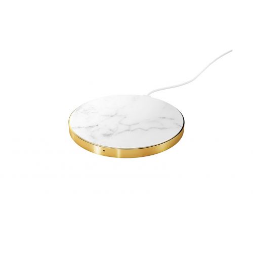 iDeal of Sweden / Módní bezdrátová nabíječka White Marble