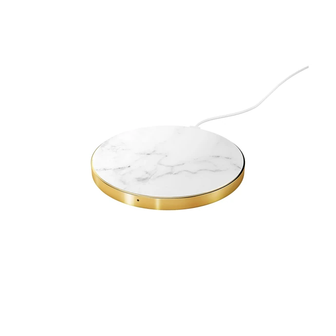 iDeal of Sweden / Módna bezdrôtová nabíjačka White Marble