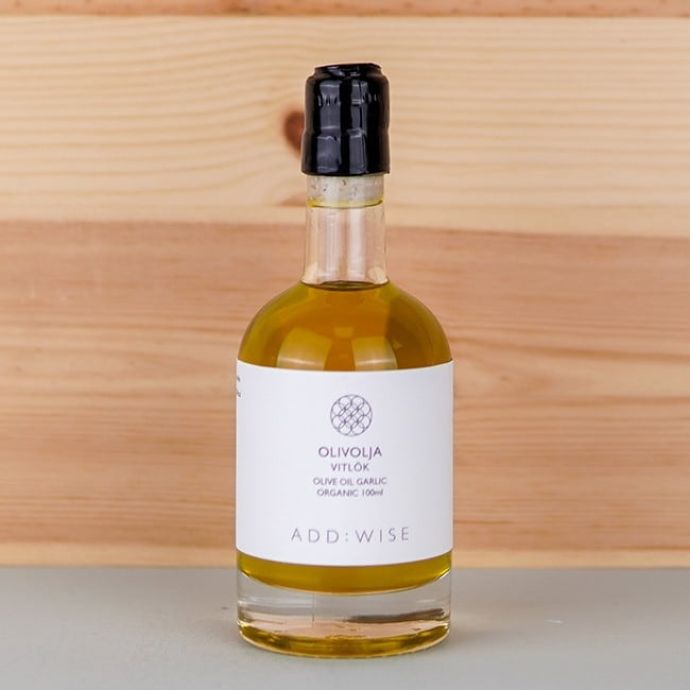 ADD:WISE / Extra panenský olivový olej s cesnakom 100 ml