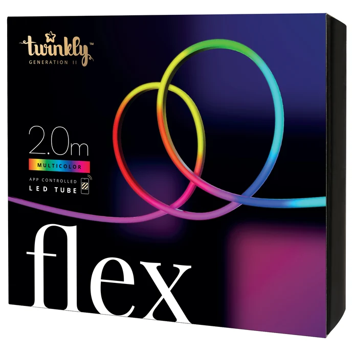 Twinkly / Chytrý svítící LED pásek Twinkly Flex Multicolor - 2 m