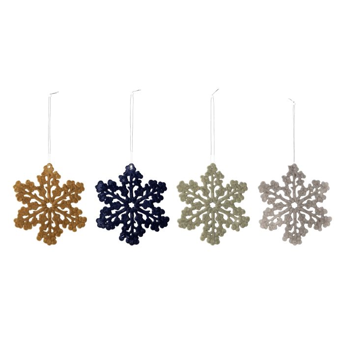 Bloomingville / Závesná ozdoba Snowflake - set 4 ks