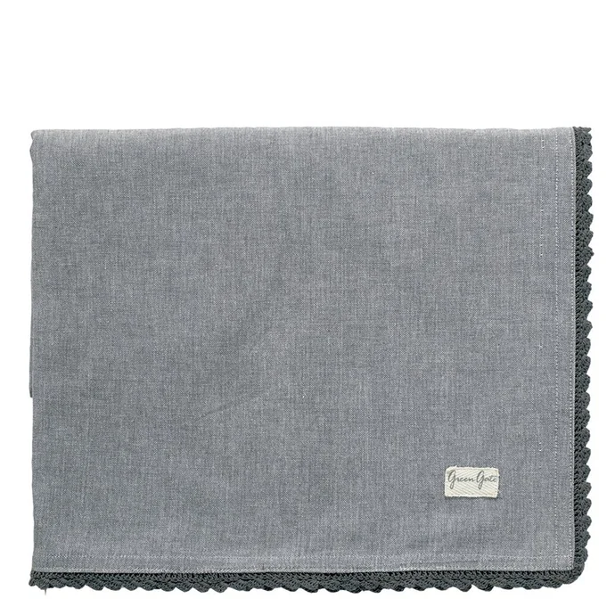 GREEN GATE / Ubrus Chambray Warm Grey 140x200