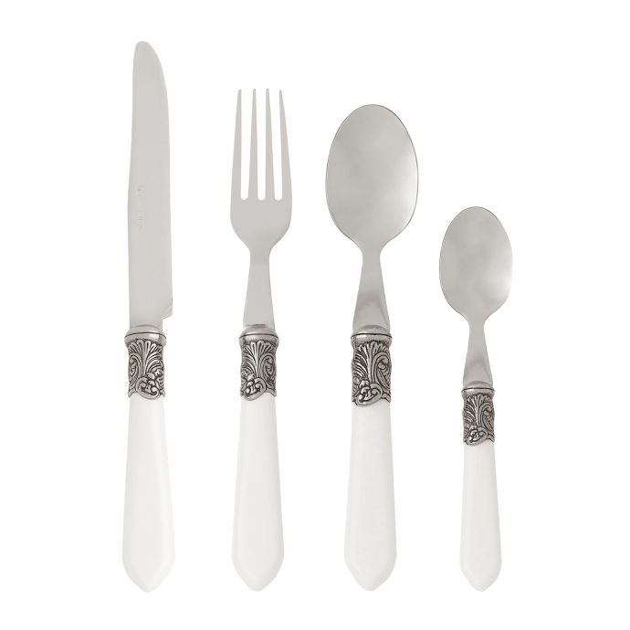 CÔTÉ TABLE / Příborový set Baroque Blanc