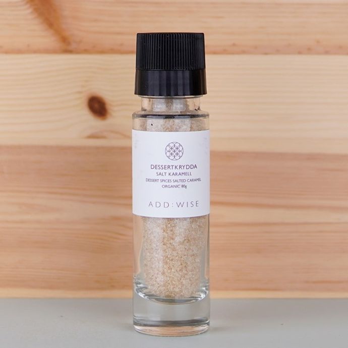 ADD:WISE / BIO Ochutený cukor Salted Caramel 80 g