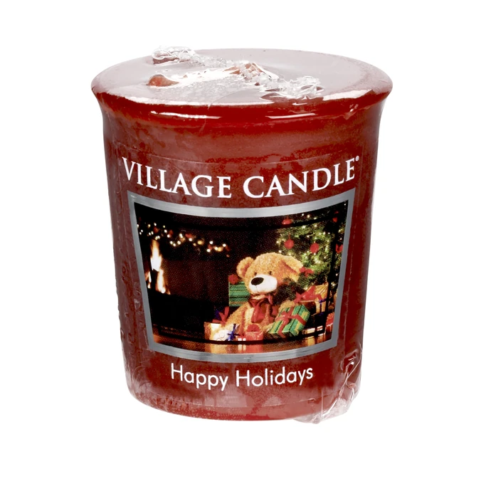 VILLAGE CANDLE / Votívna sviečka Village Candle - Happy Holiday