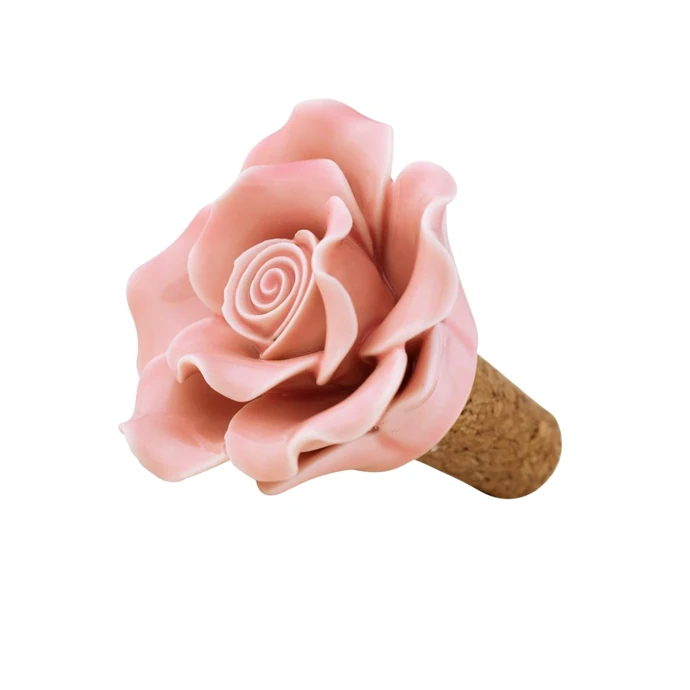 GREEN GATE / Keramická zátka na fľašu Flower rose
