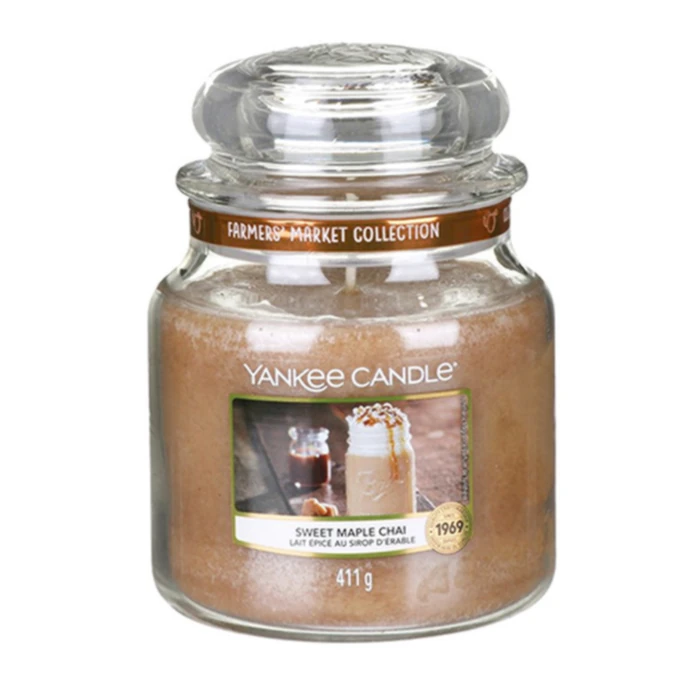 Yankee Candle / Svíčka Yankee Candle 411g - Sweet Maple Chai