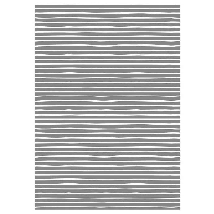IB LAURSEN / Balicí papír Stripe Grey - 10 m
