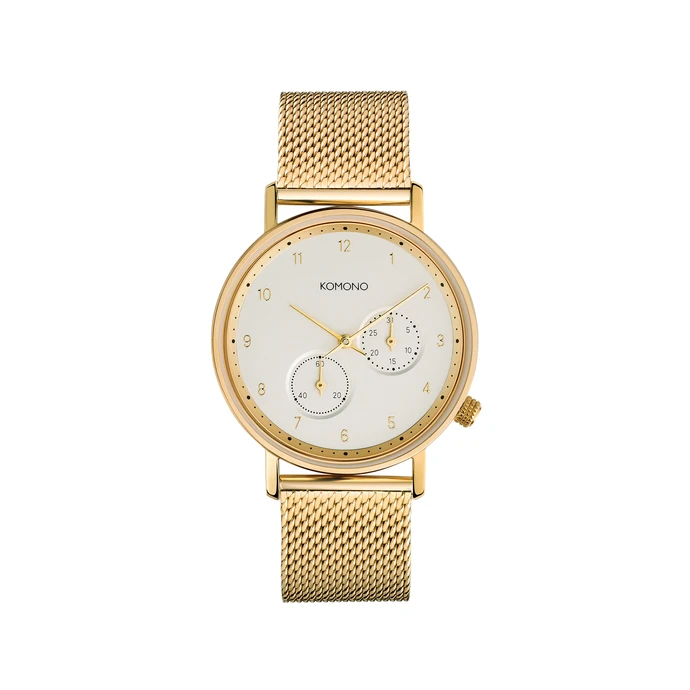 Komono / Unisex hodinky Komono Walther Gold Mesh