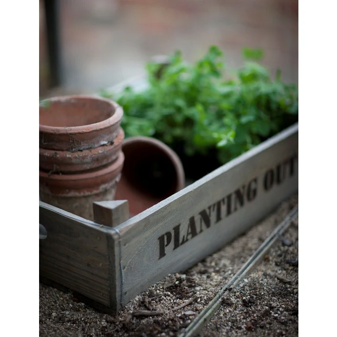 Garden Trading / Dřevěný box na květiny Planting out