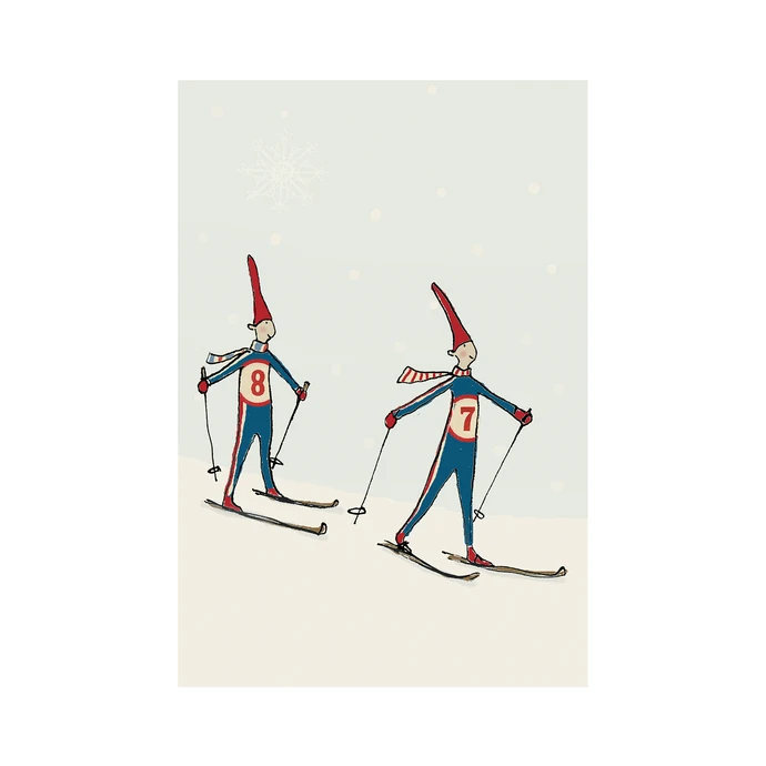 Maileg / Prianie Pixie skiing