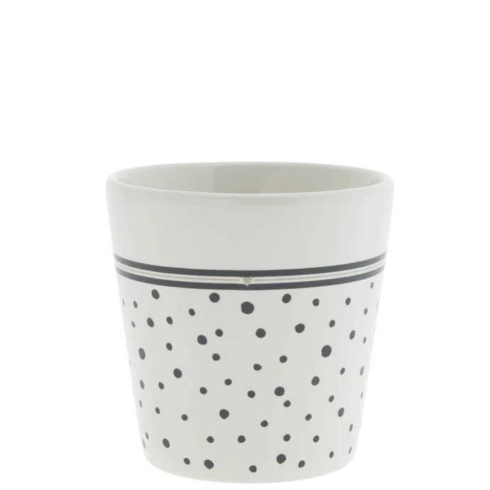 Bastion Collections / Keramický šálek Dots in Black 240 ml