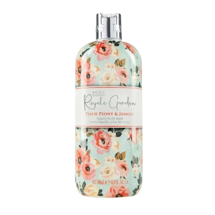 Baylis & Harding / Sprchový gél Royale Garden Peach/Peony/Jasmine 500 ml