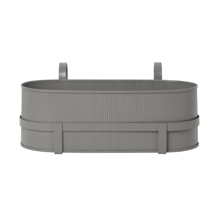 ferm LIVING / Kovový truhlík Bau Balcony Box Warm Grey