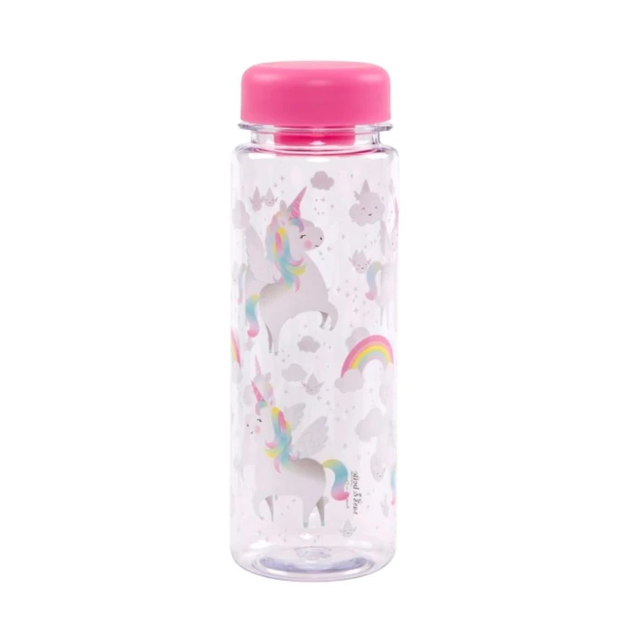 sass & belle / Plastová lahev na vodu Rainbow Unicorn 550 ml