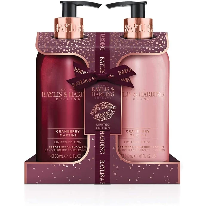 Baylis & Harding / Darčeková sada pre starostlivosť o ruky Cranberry Martini - 2x300ml