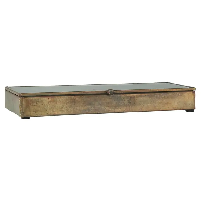 Ib Laursen / Úložný box s víkem Glass/Metal
