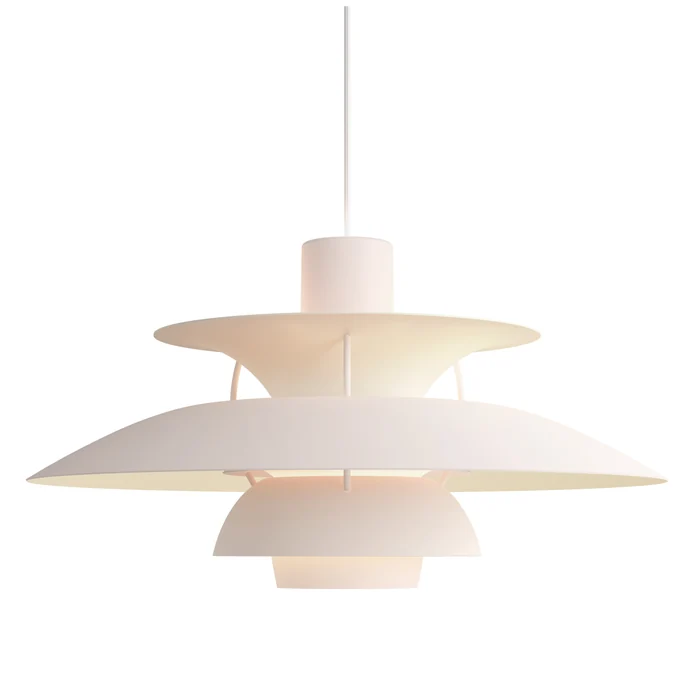 Louis Poulsen / Závěsná lampa PH 5 Monochrome Pale blush