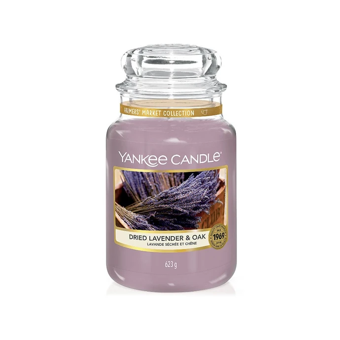 Yankee Candle / Sviečka Yankee Candle 623g - Dried Lavender & Oak