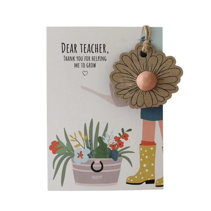 Blossombs / Semienka divokých kvetov Flower / Dear Teacher + pohľadnica
