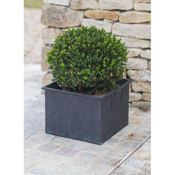 Garden Trading / Hranatý plechový kvetináč Vence