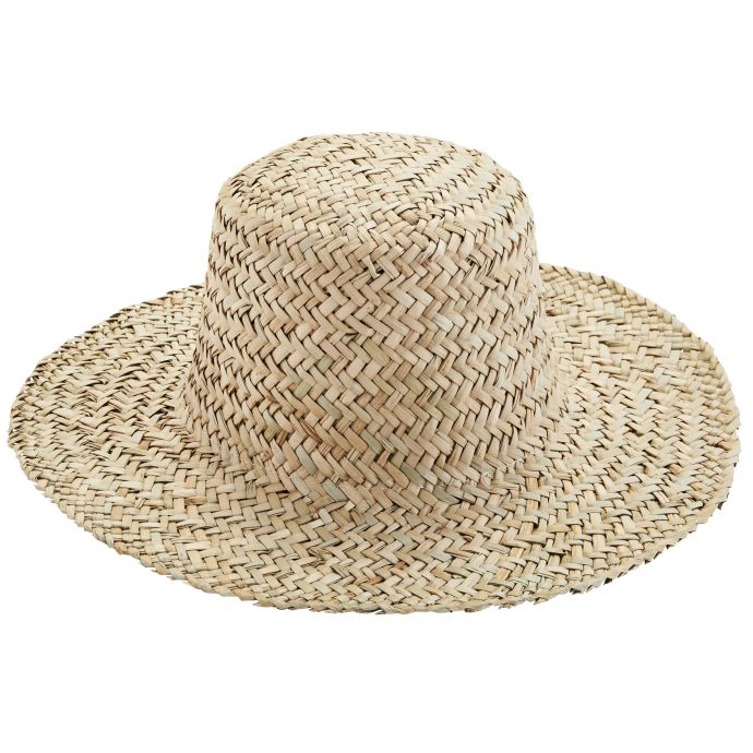 MADAM STOLTZ / Slamený klobúk Straw Natural