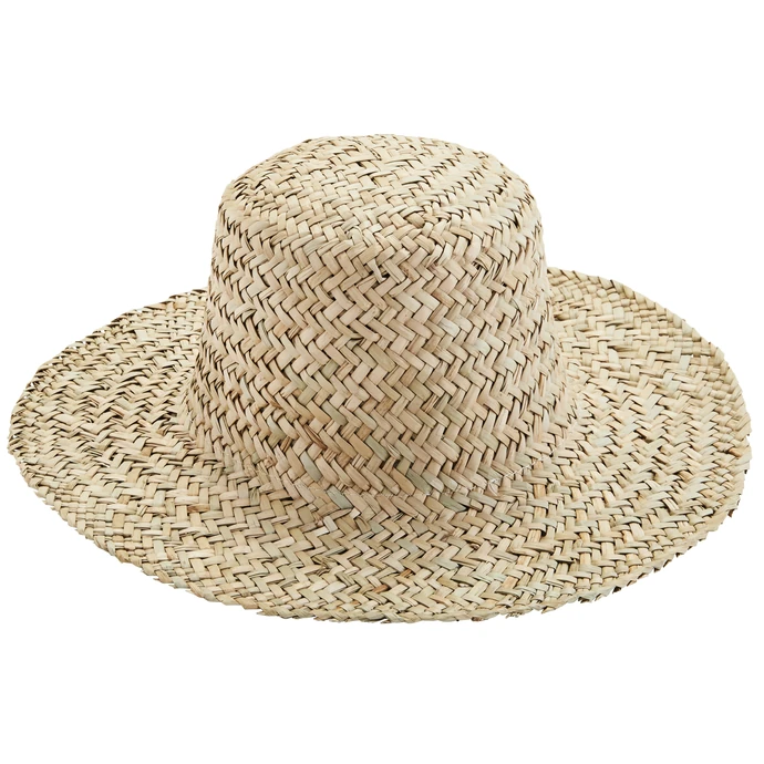 MADAM STOLTZ / Slaměný klobouk Straw Natural