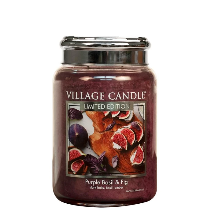 VILLAGE CANDLE / Sviečka Village Candle - Purple Bazil & Fig 602g