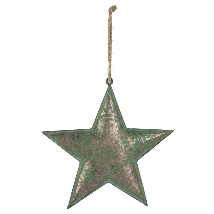 Ib Laursen / Kovová závěsná hvězda Army Green 21 cm