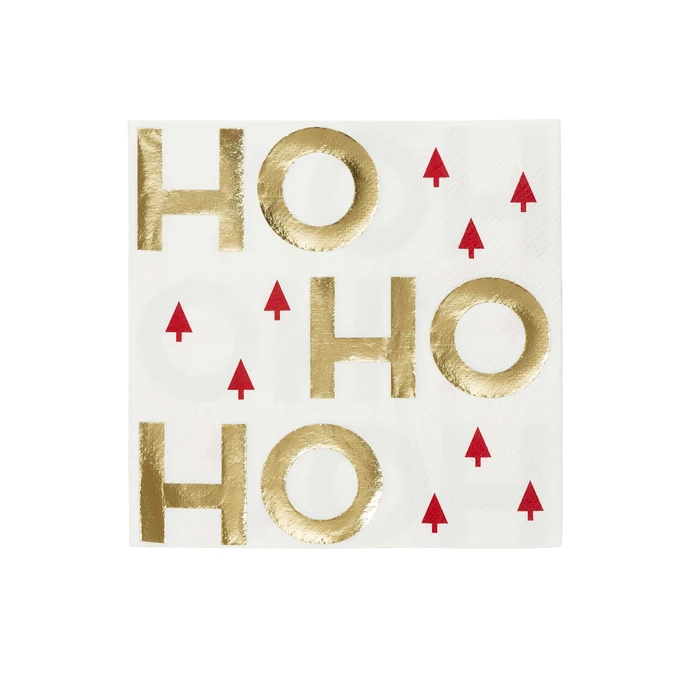 Talking Tables / Vianočné papierové obrúsky Ho Ho Ho