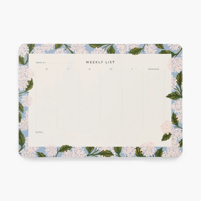 Rifle Paper Co. / Stolový plánovač Hydrangea Desk Pad