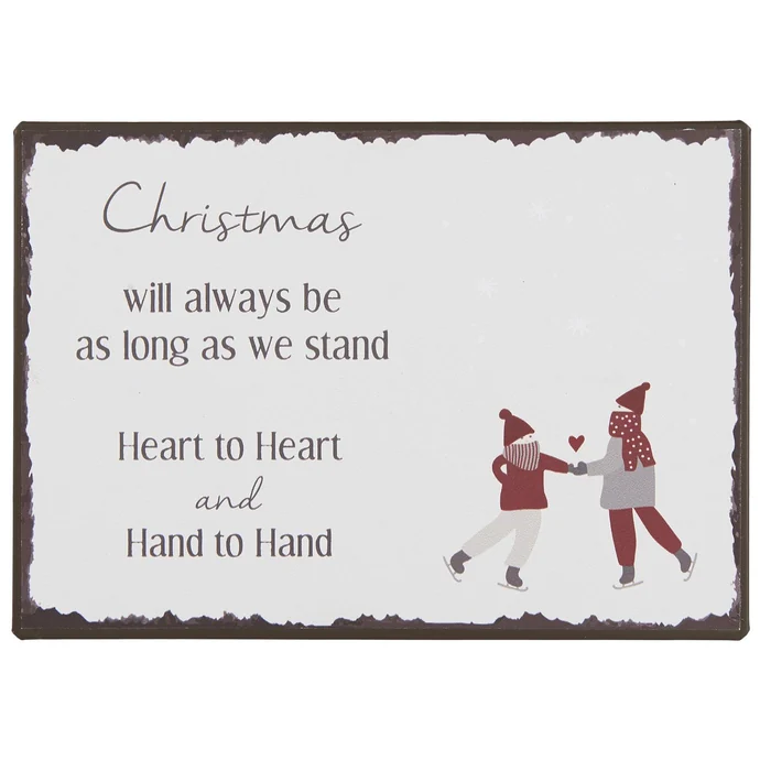Ib Laursen / Plechová cedule Christmas will always be