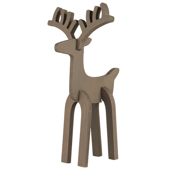 Ib Laursen / Dřevěný sob Reindeer Rudolf Large