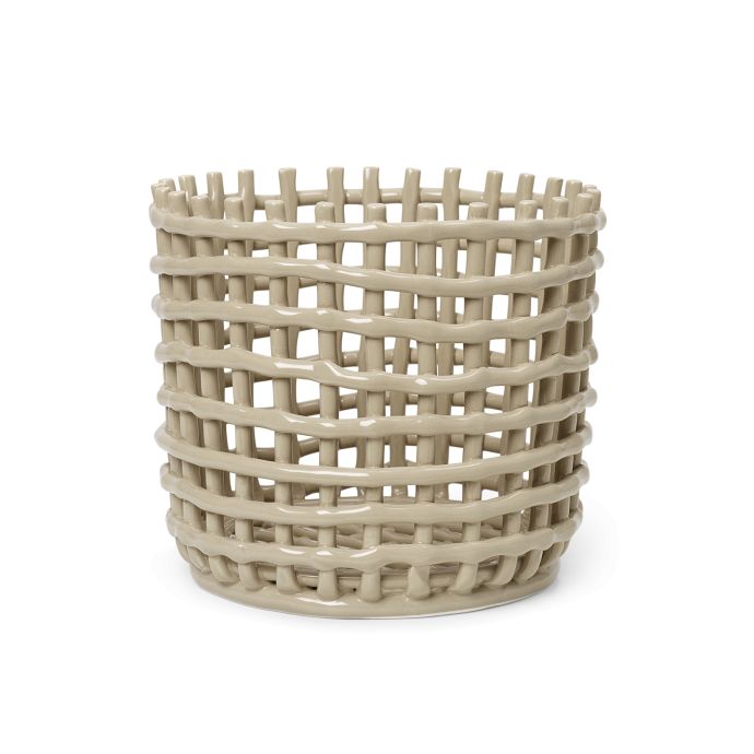 ferm LIVING / Keramický kôš Cashmere Large
