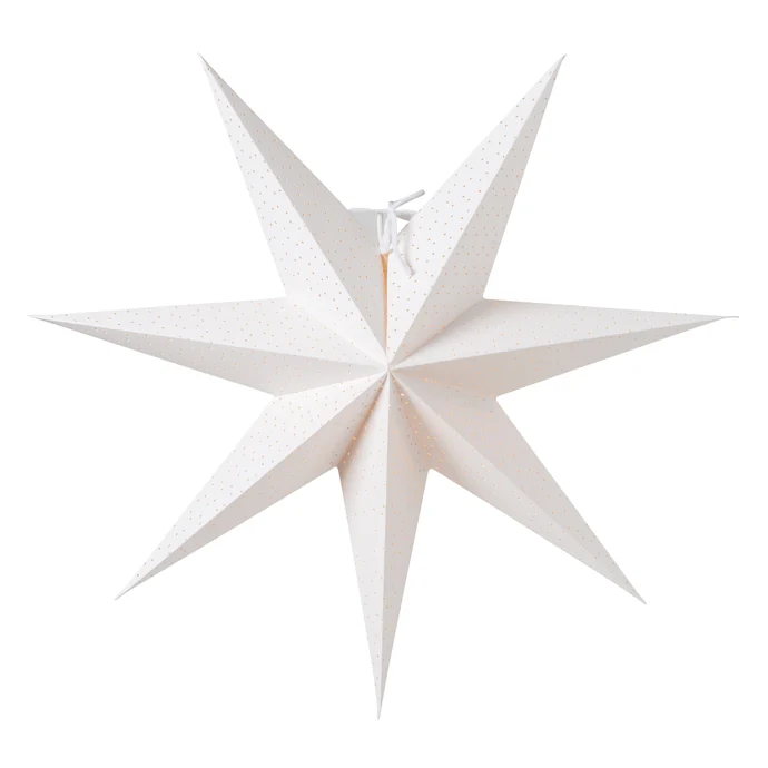watt & VEKE / Závesná svietiaca hviezda Aino White 44 cm