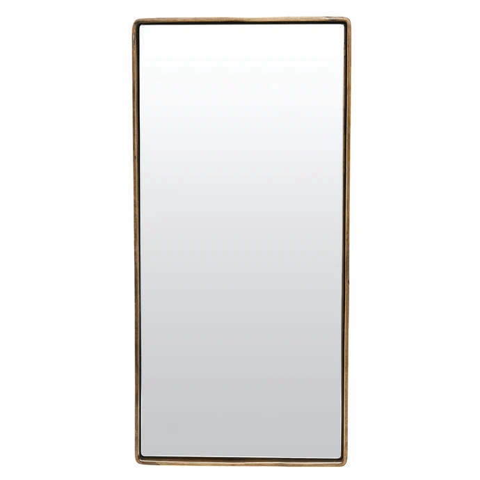 House Doctor / Zrcadlo Reflection Antique brass