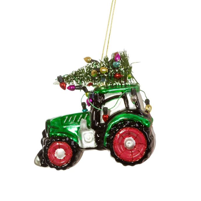 sass & belle / Vánoční ozdoba Festive Tractor