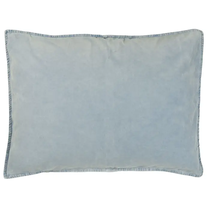 Ib Laursen / Sametový povlak na polštář Light Blue 72x52 cm