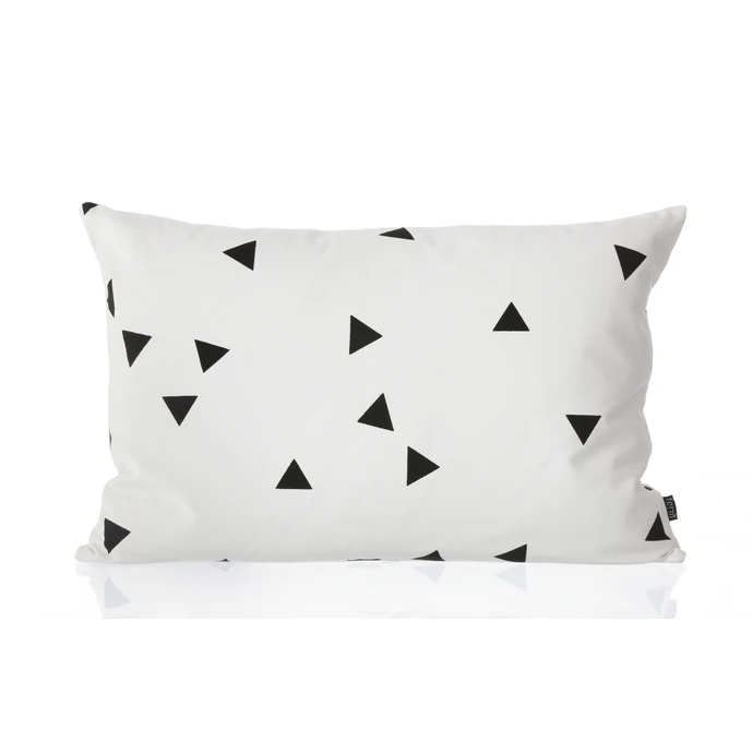 Ferm Living / Polštář Black Mini Triangle 60x40