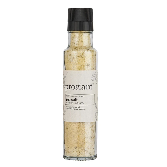 Proviant / Ochucená sůl Chives and Curry 300 g